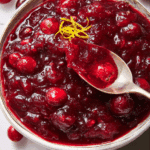 Fresh Cranberry Sauce with Orange Zest
