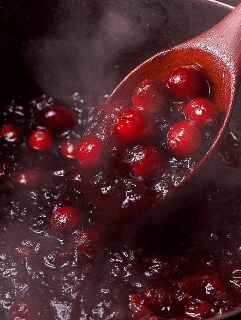 Fresh Cranberry Sauce with Orange Zest