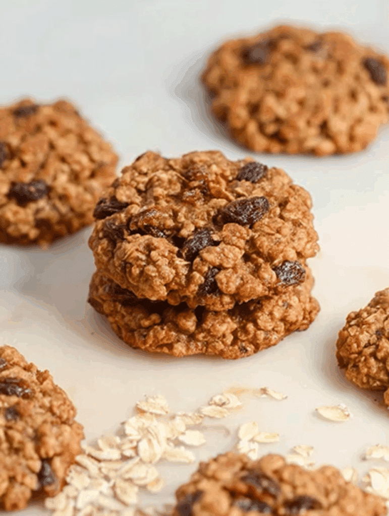 Healthy Oatmeal Raisin Cookies