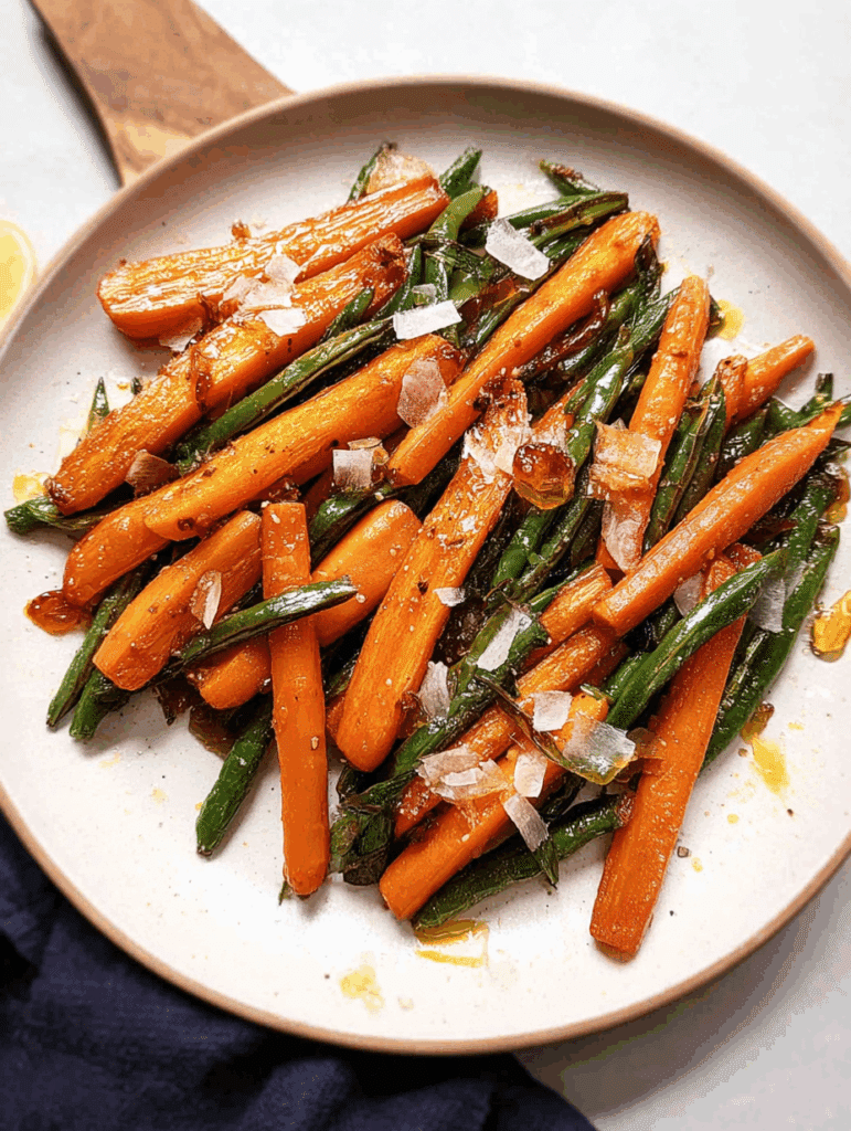 Honey-Glazed Carrots with Green Beans