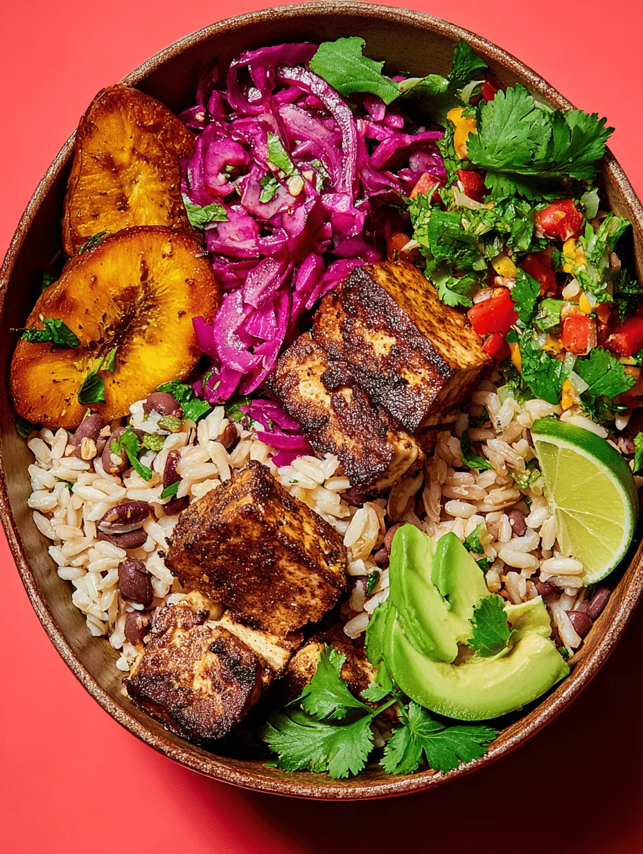 Jerk Tofu Grain Bowl