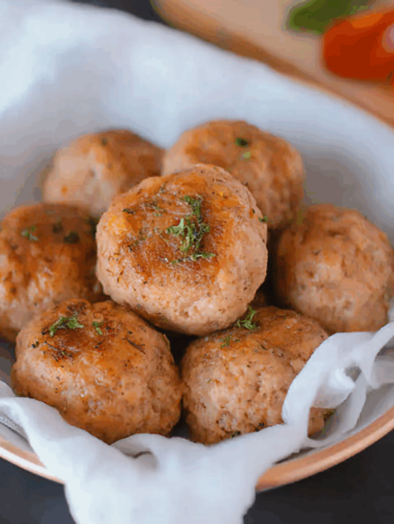 Easy Chicken Meatballs Recipe
