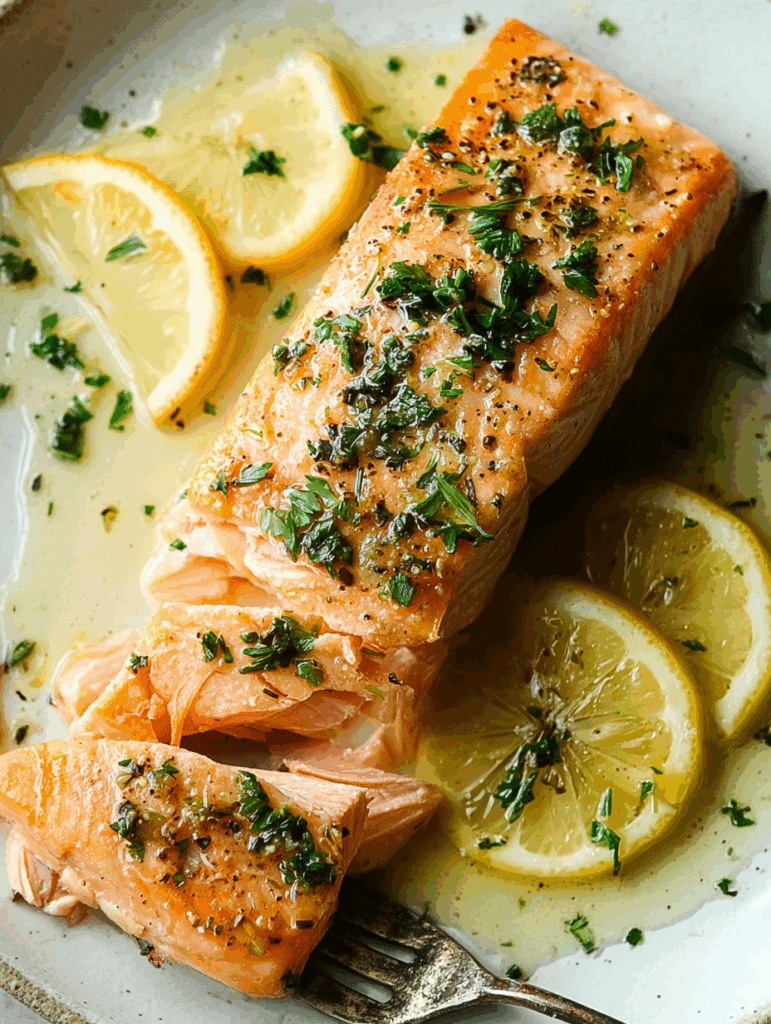 Lemon-Brown Butter Salmon