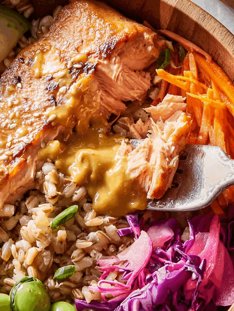 Miso Salmon & Farro Bowl