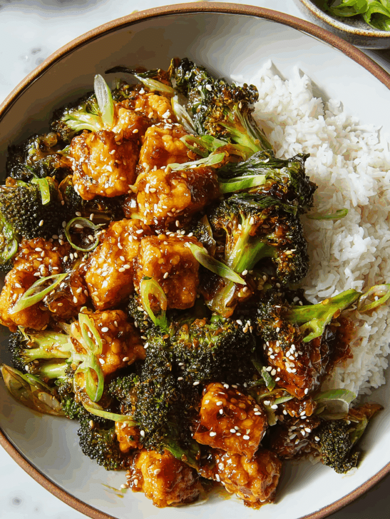 Sesame Tofu & Broccoli