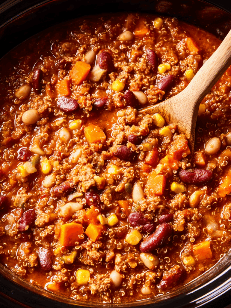 Slow-Cooker Quinoa Chili