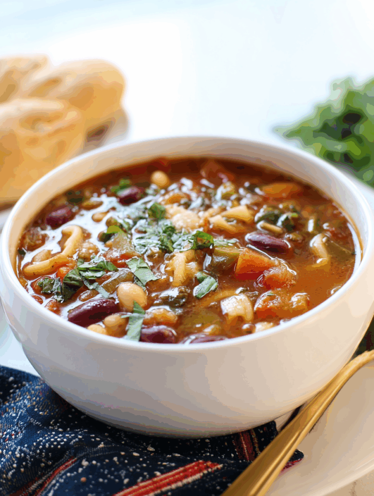 Veggie-Packed Minestrone Soup