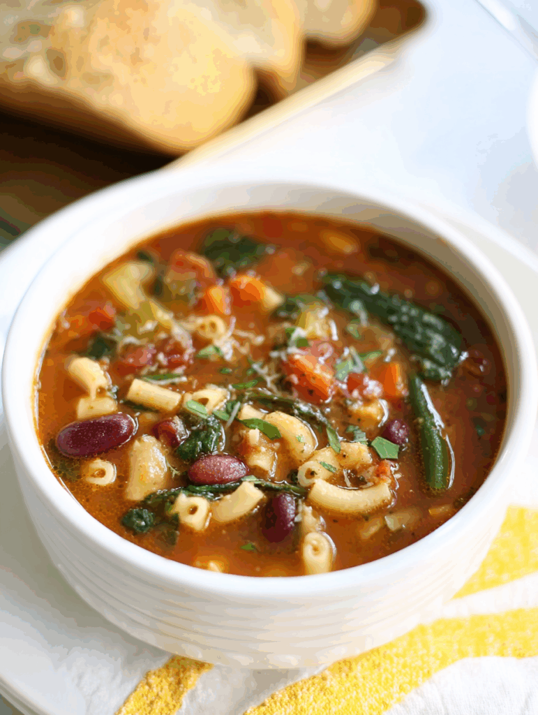 Veggie-Packed Minestrone Soup