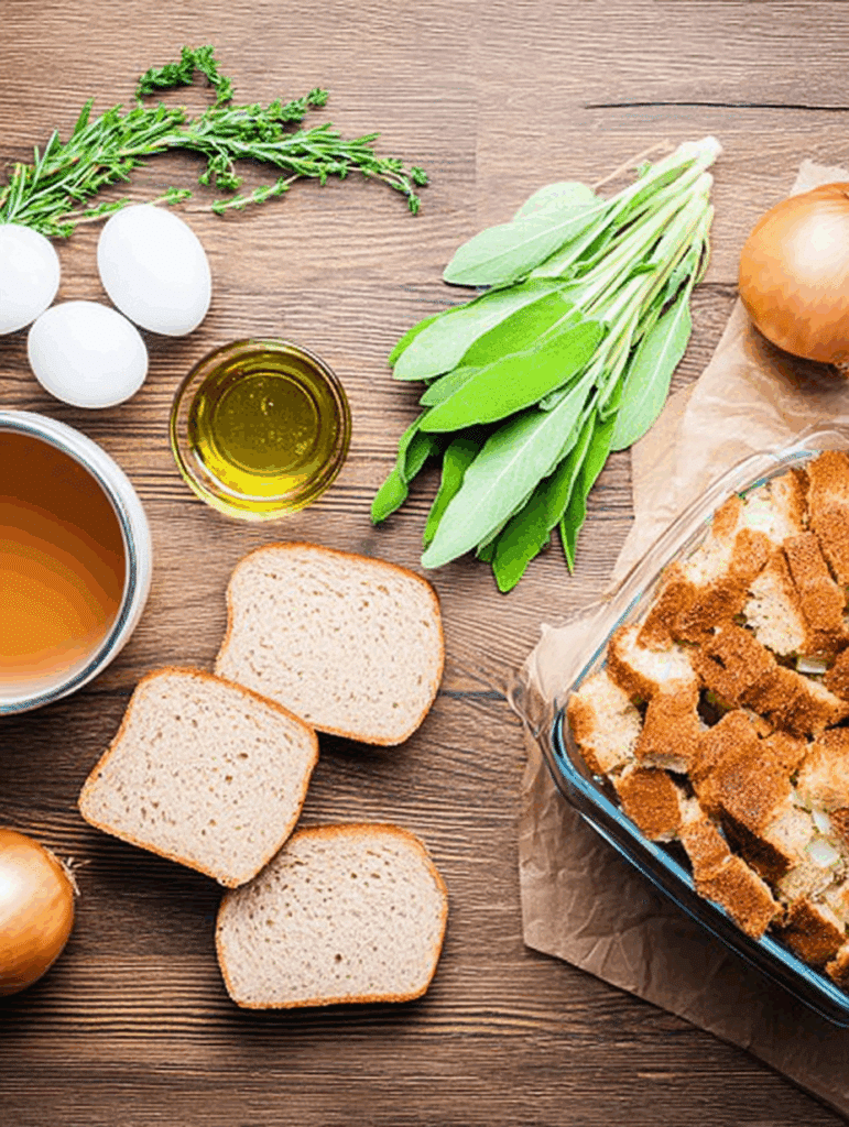 Whole Wheat Bread Stuffing with Fresh Herbs
