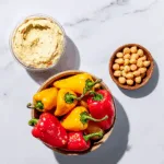 White Bean Stuffed-Mini Bell Peppers
