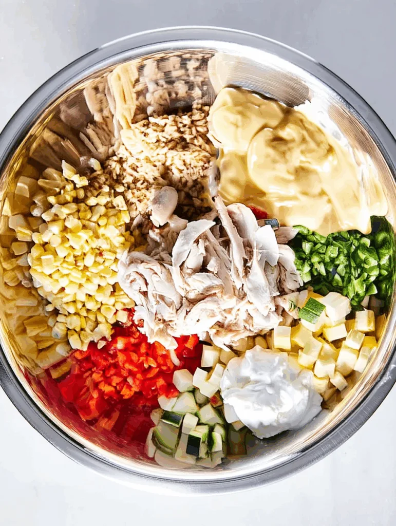 Green Chile Rotisserie Chicken Casserole