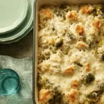 Chicken Alfredo & Broccoli Rice Casserole