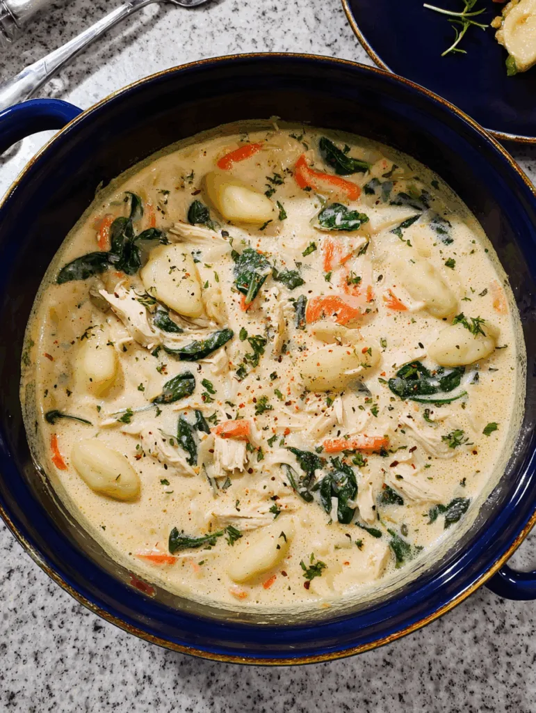 Copycat Olive Garden Chicken Gnocchi Soup