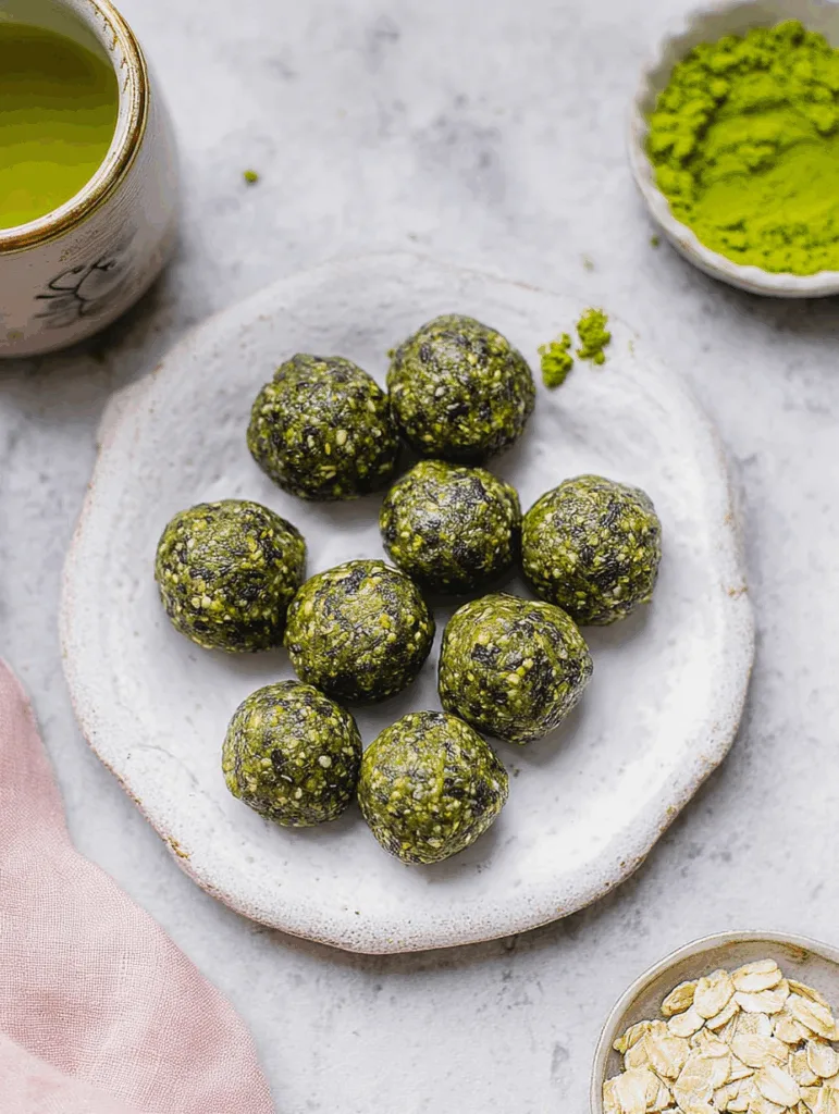 Matcha Green Tea Energy Balls