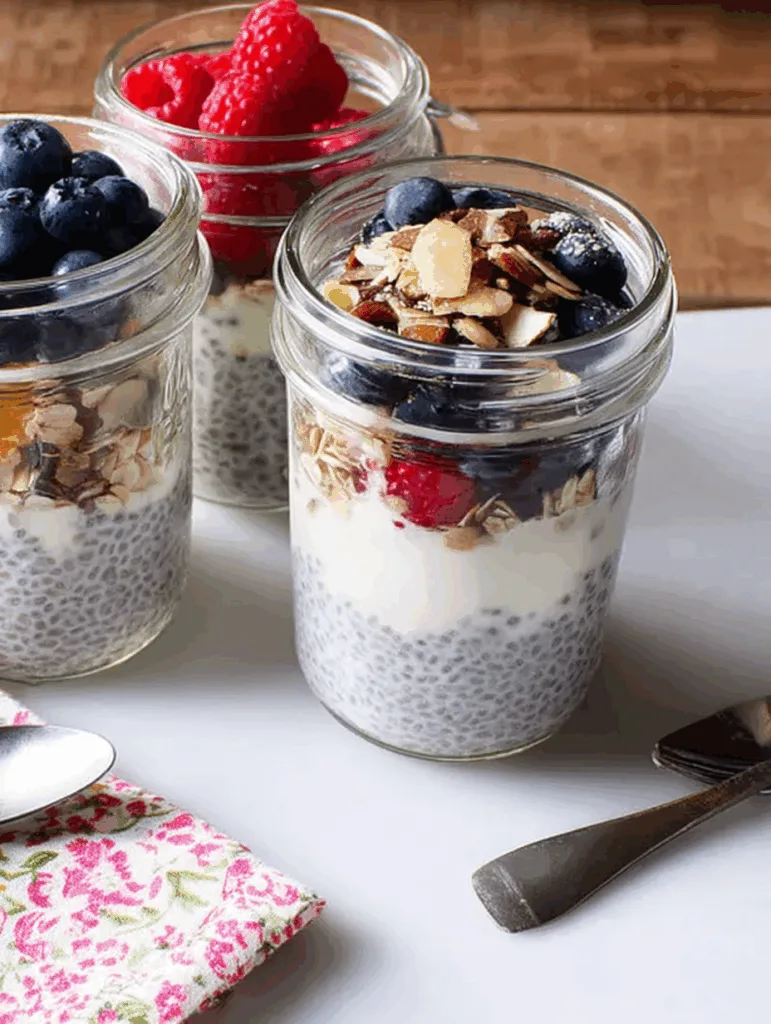 Oat & Chia Breakfast Jars