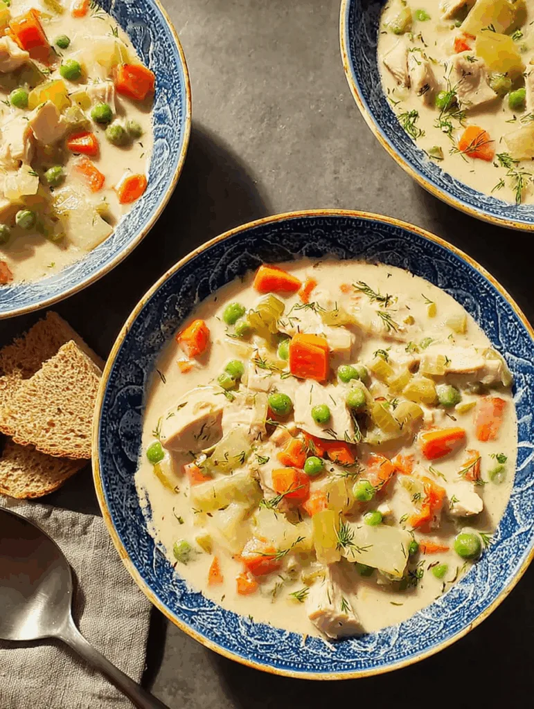 Creamy Turkey & Vegetable Soup