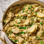 Creamy Lemon-Dill Chicken & Rice Casserole