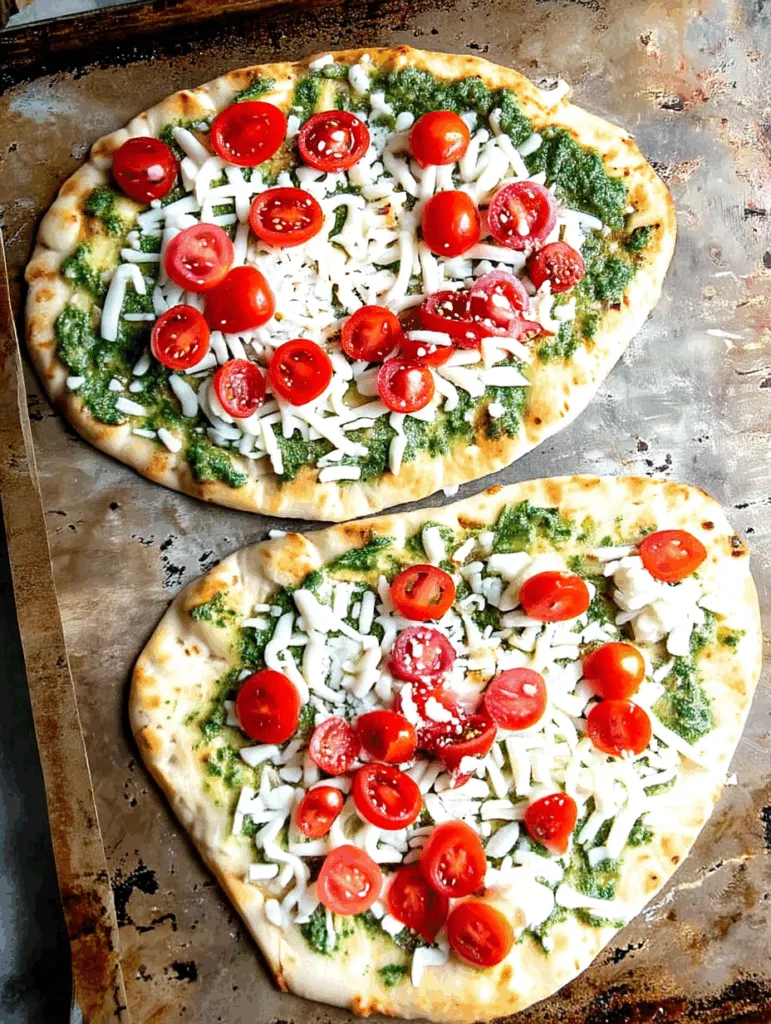 Pesto Chicken Flatbread Pizza