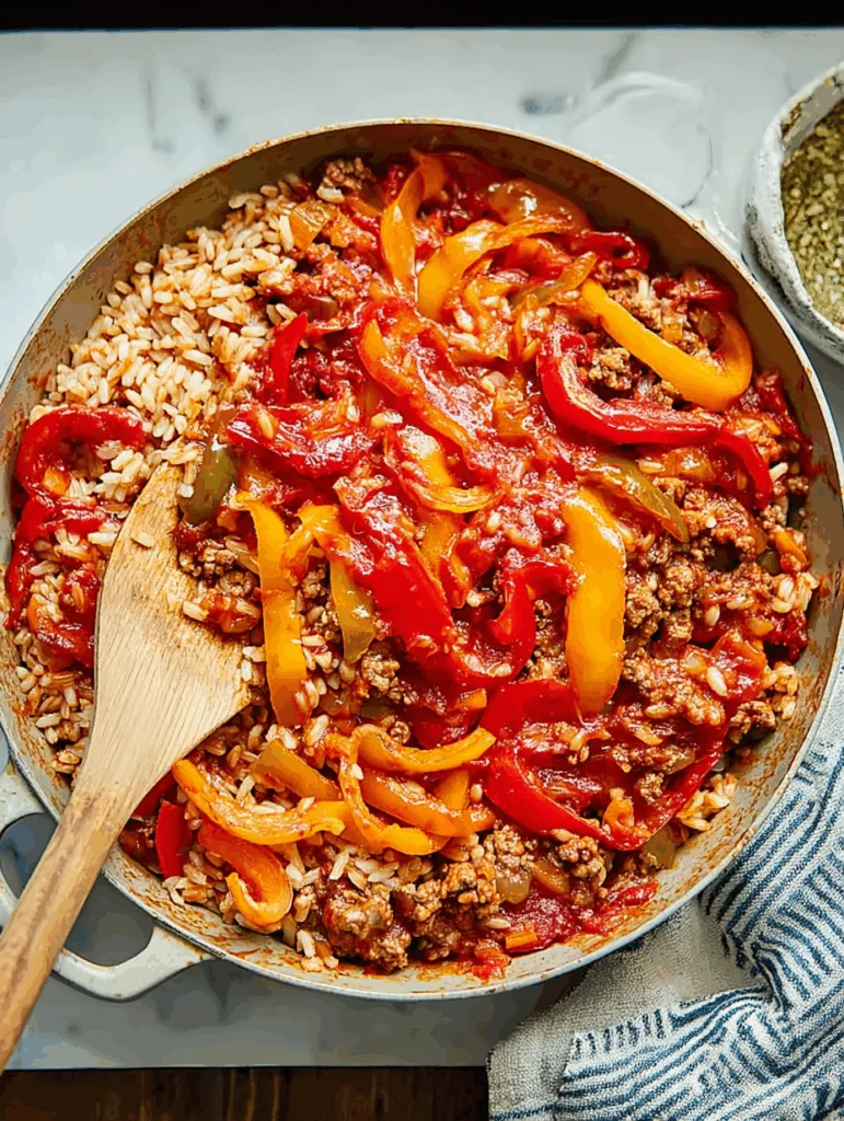 Stuffed Pepper Casserole