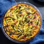 Green & Gold Protein Quiche