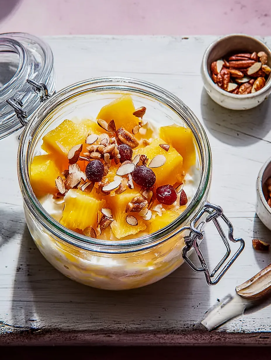 Cottage Cheese Snack Jar with Fruit