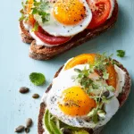 Egg Tartine - Simple Low Calorie Breakfast or Snack
