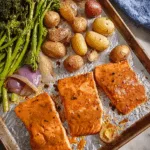 Maple-Mustard Salmon with Veggies