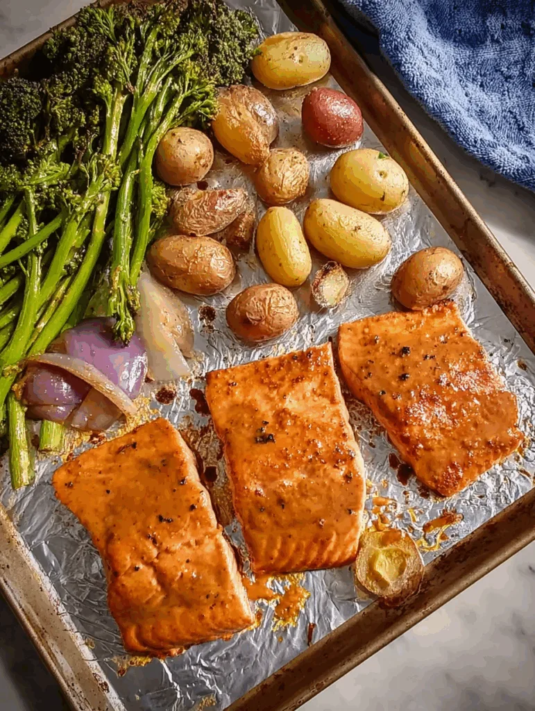 Maple-Mustard Salmon with Veggies