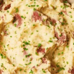 Crockpot Garlic Mashed Potatoes