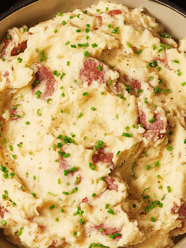 Crockpot Garlic Mashed Potatoes