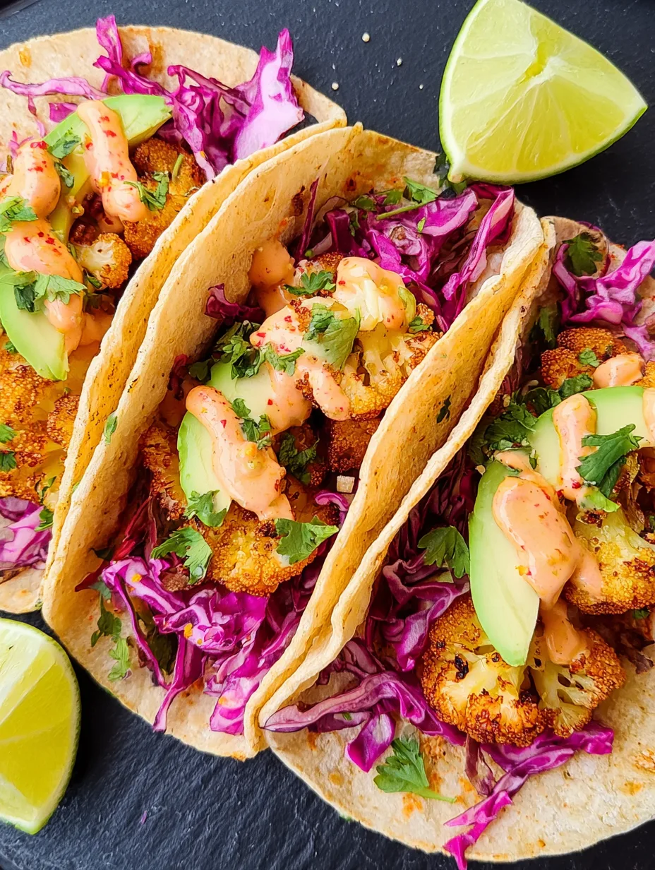 Air Fryer Cauliflower Tacos