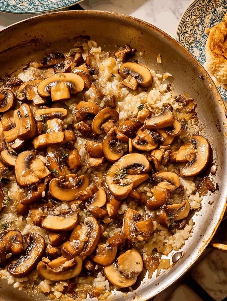 Rotisserie Chicken, Mushroom & Rice Casserole