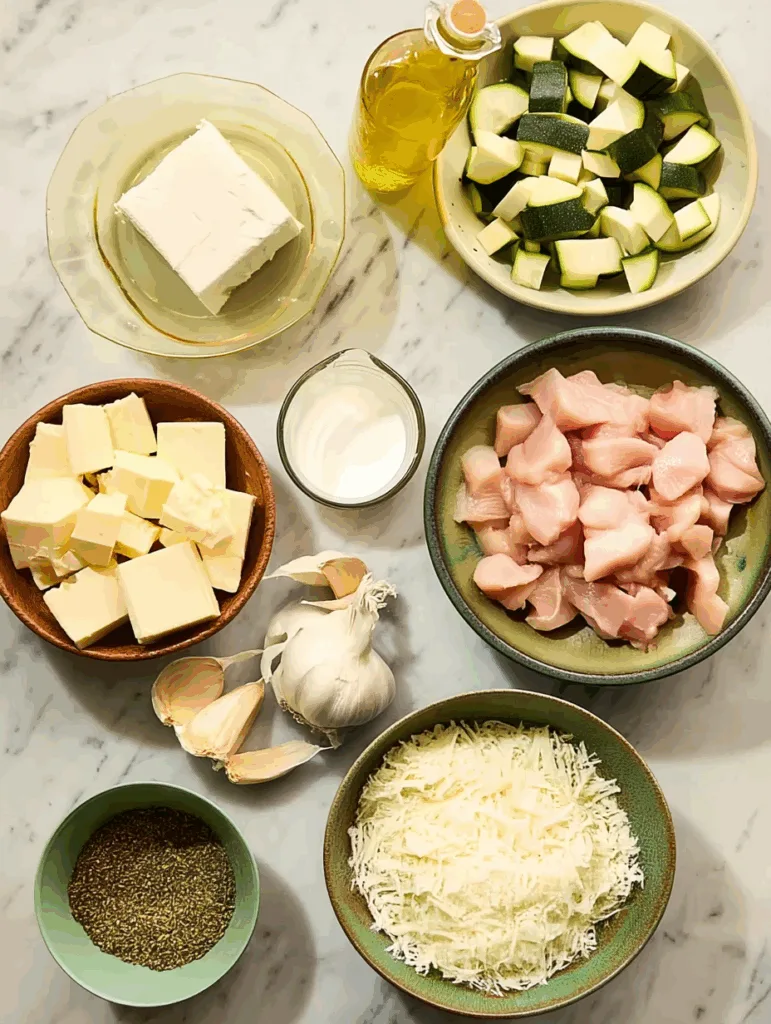 Creamy Chicken & Zucchini Casserole