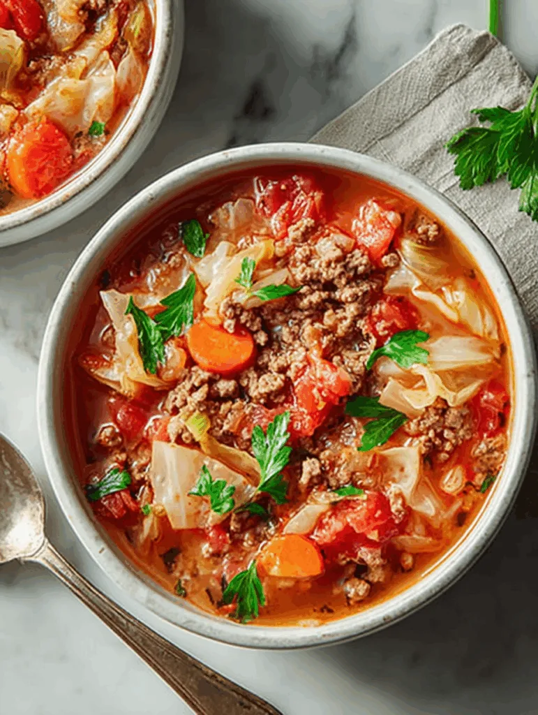 Cabbage Roll Soup
