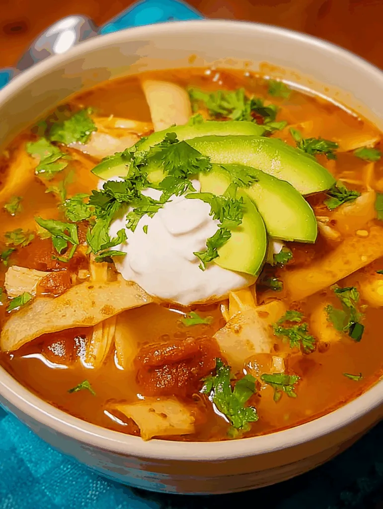 Slow-Cooker Chicken Tortilla Soup