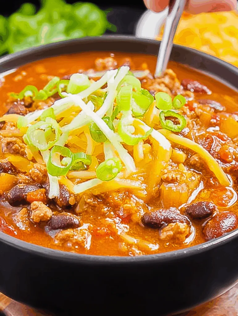 Slow-Cooker Turkey Chili