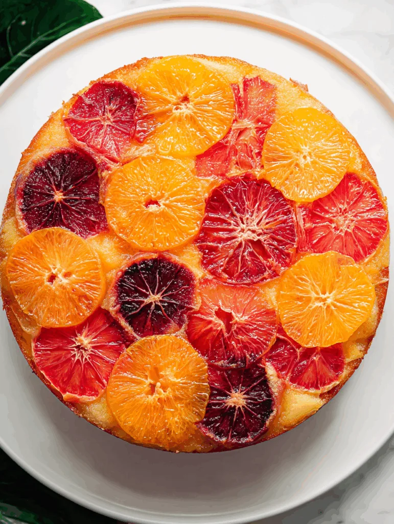 Citrus Upside Down Cake