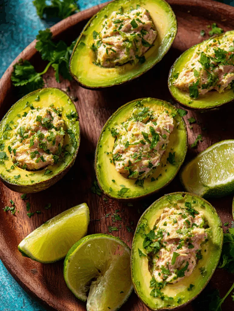 Omega Glow Avocado Boats