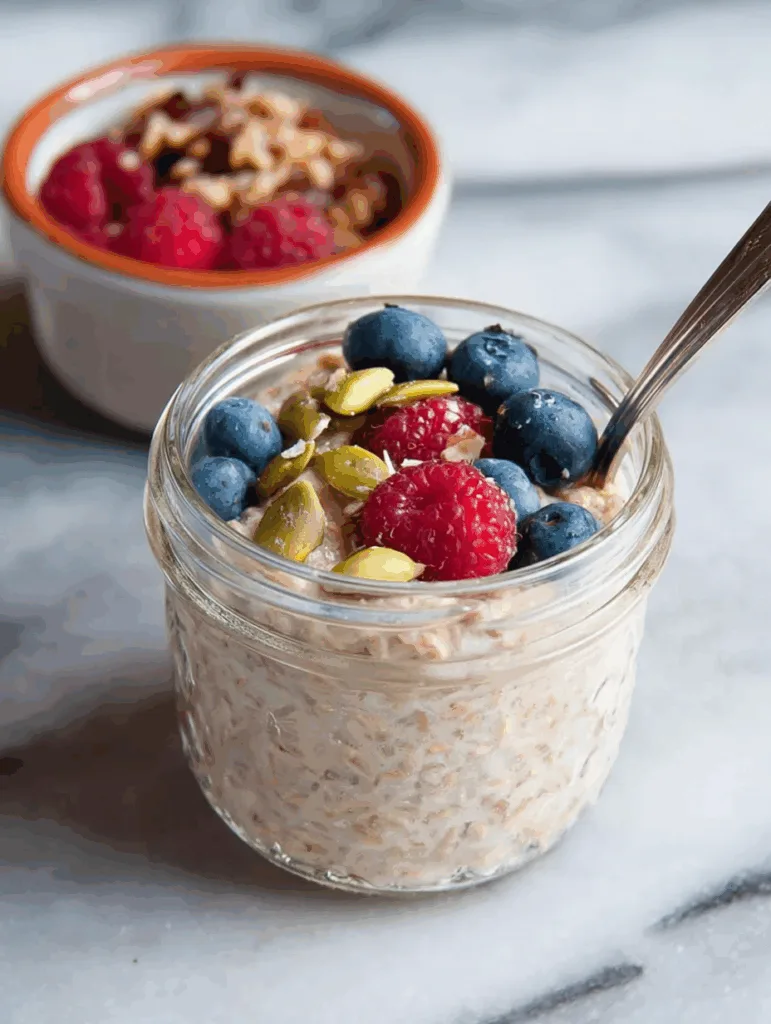 Creamy Microwave Overnight Oats