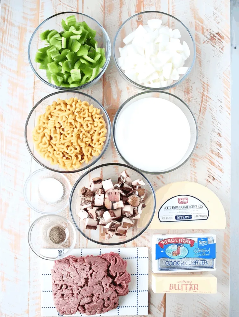 Philly Cheesesteak Protein Mac & Cheese