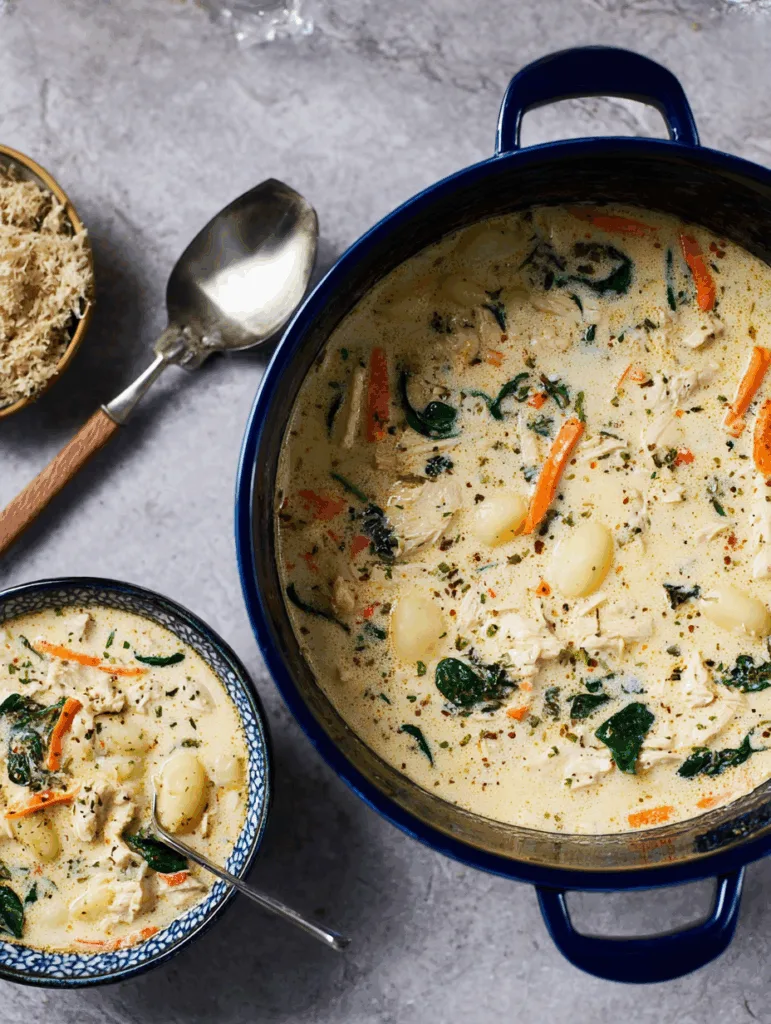 Copycat Olive Garden Chicken Gnocchi Soup