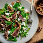 Fig & Goat Cheese Salad - Elegant Clean Eating Lunch Under 350 Calories