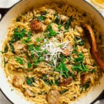 Orzo and Chicken Sausage One-Pot Dinner