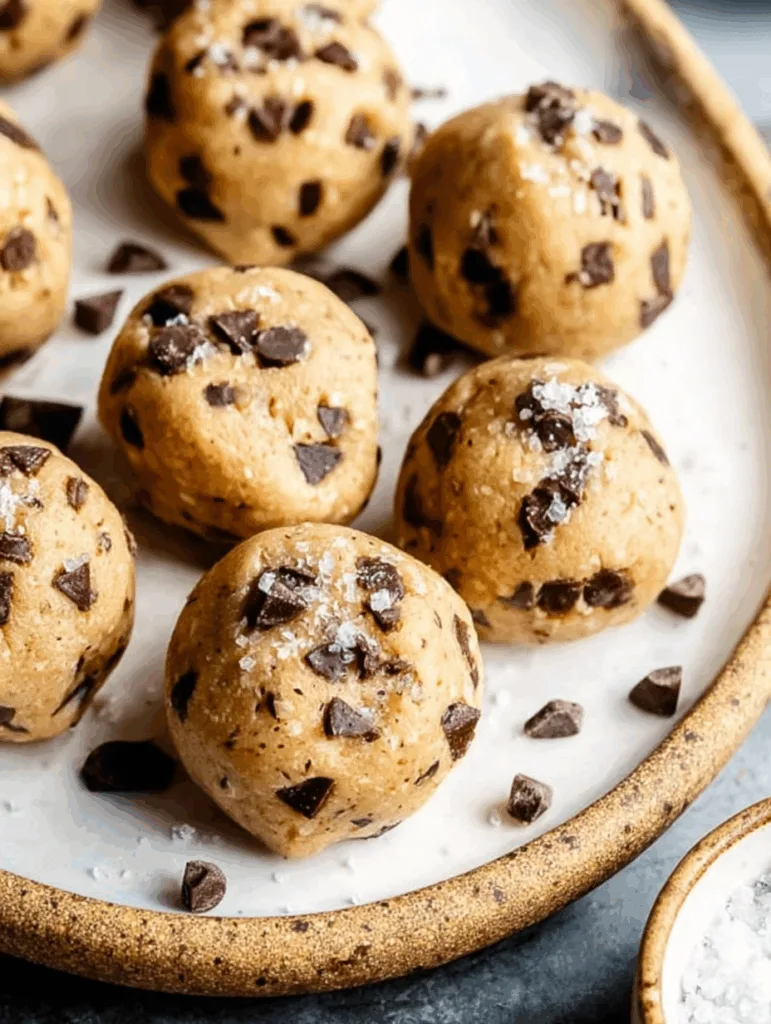 No-Bake Protein Cookie Dough Bites