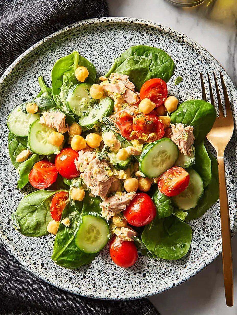 Chickpea Tuna Salad