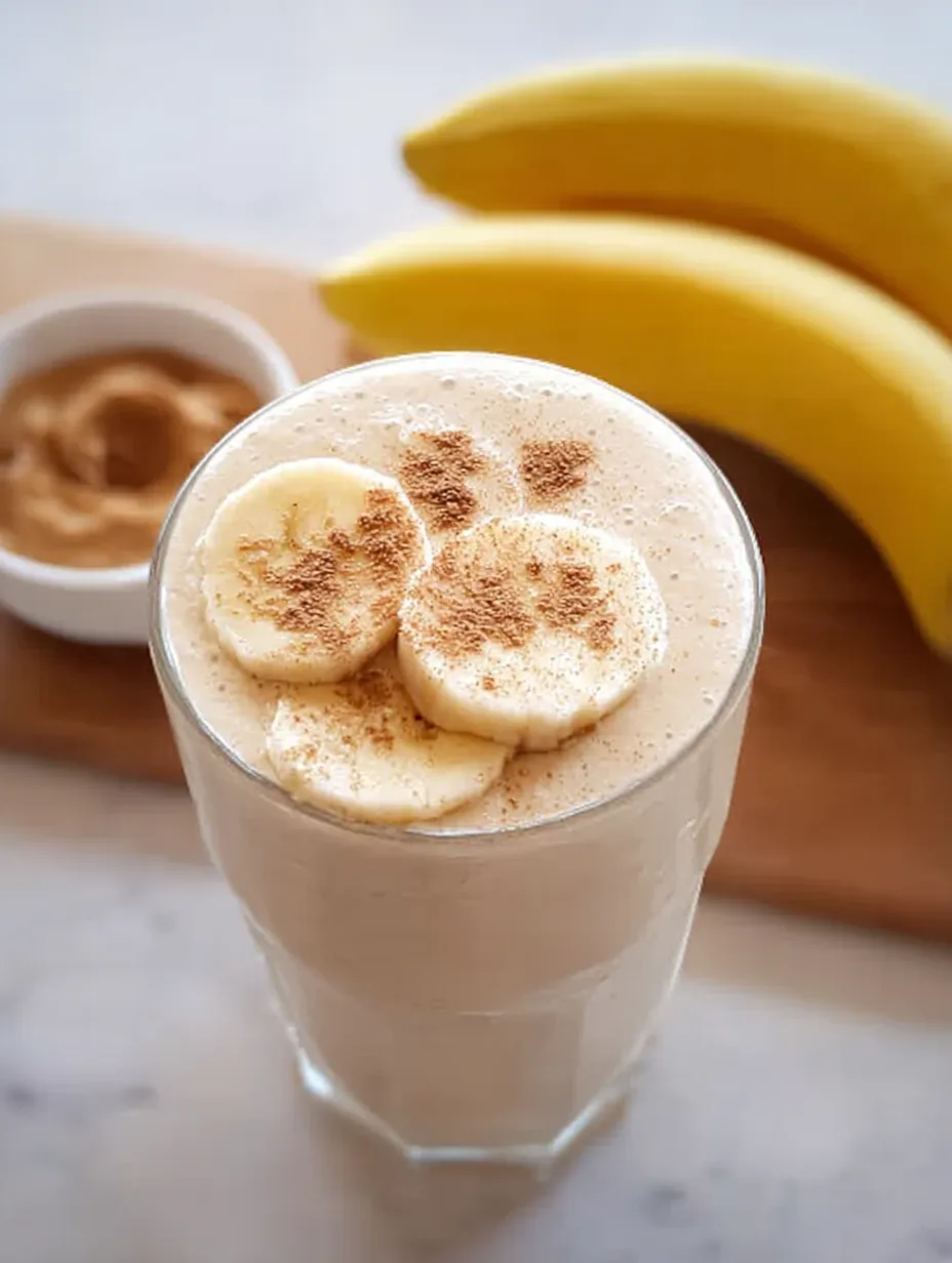 Thick & Creamy PB Banana Smoothie