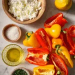 Mini Bell Peppers with Cottage Cheese