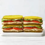Pickle Sub Sandwiches with Turkey & Cheddar - Low Carb 190-Calorie Snack