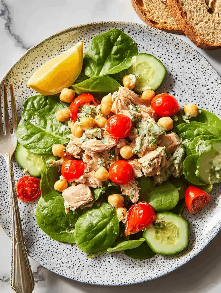 Chickpea Tuna Salad