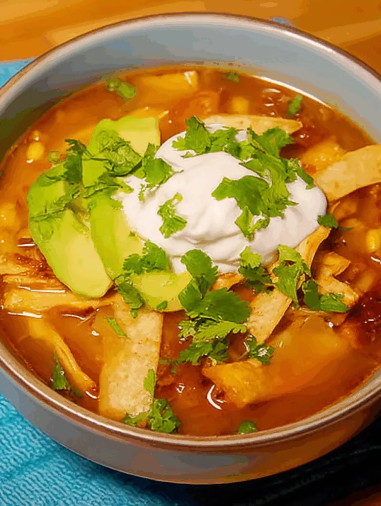 Slow-Cooker Chicken Tortilla Soup